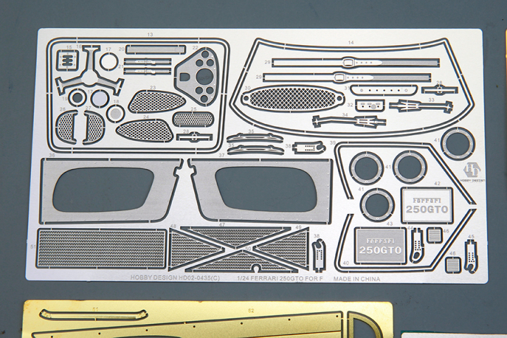 ☆ Ferrari Grade Up Parts Acu Stion ] 1/20 Ferrari SF70H Mechanical Parts Set for Tamiya