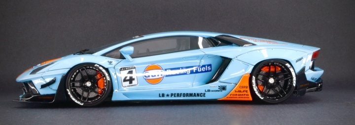 1/24 car model LB-Works Aventador 2.0 (Gulf) Full Detail Kit(HD03