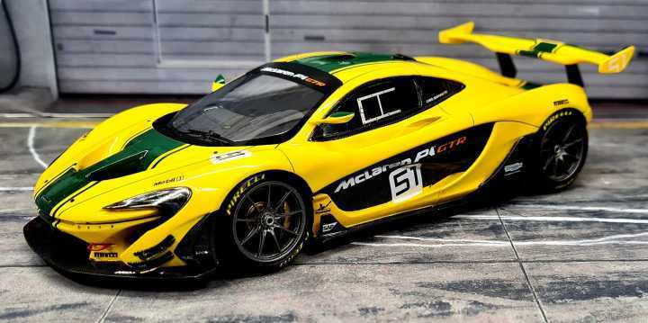 1/24 scale model car kit Mclaren P1 GTR-Alpha Model