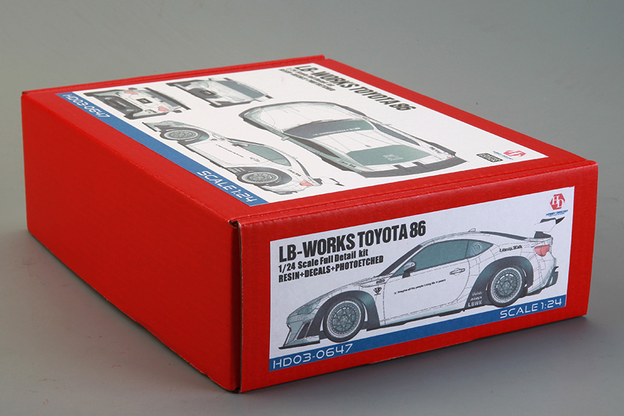 1/24 scale model car kit LB-Works Toyota 86 Full Detail Kit 1/24 scale model car kit LB-Works Toyota 86 Full Detail Kit