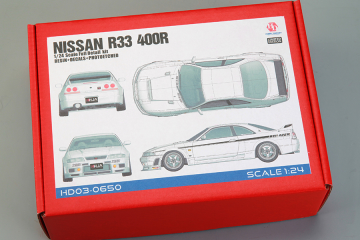 1/24 scale model car kit Nissan R33 400R Full Detail  Kit(HD03-0650)——HobbyDesign