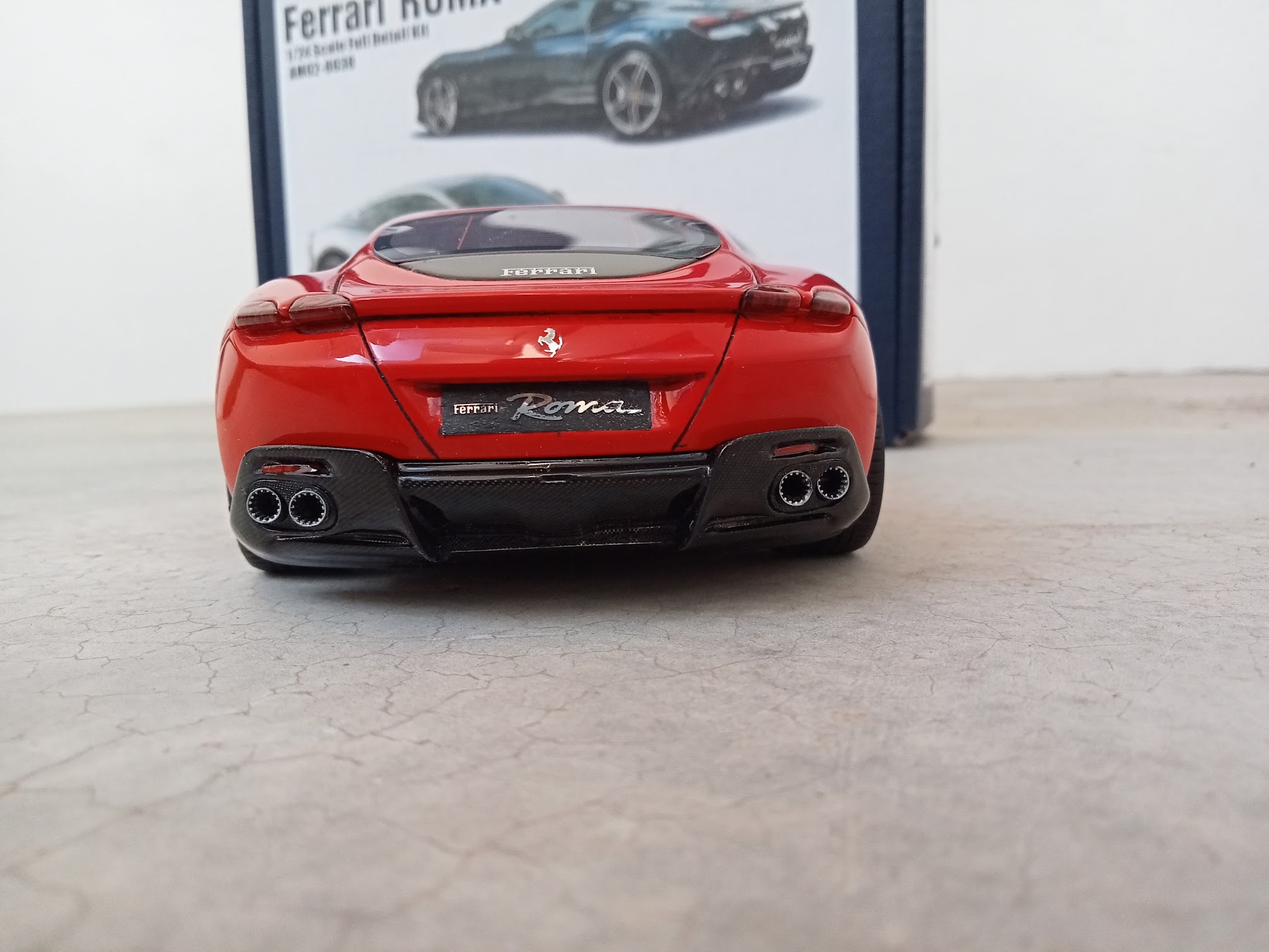 alpha model,1/24 scale model cars,resin car model kits,1/24 Ferrari Roma