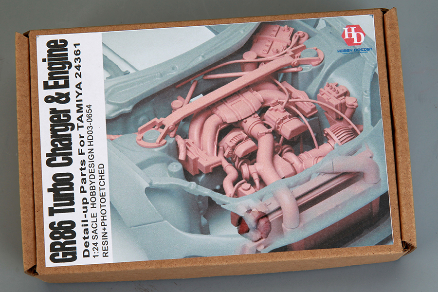 1/24 car model GR86 Turbo Charger & Engine Detail-up Parts-HobbyDesign