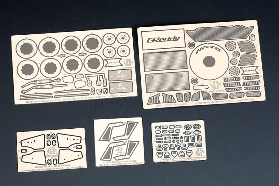 1/24 car model Rocket Bunny FT86 V3 wide body kit-HobbyDesign