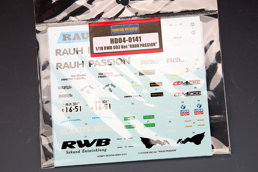 お手頃価格 1_18_Scale_Model_Car_Kit_RWB_9 ミニカー