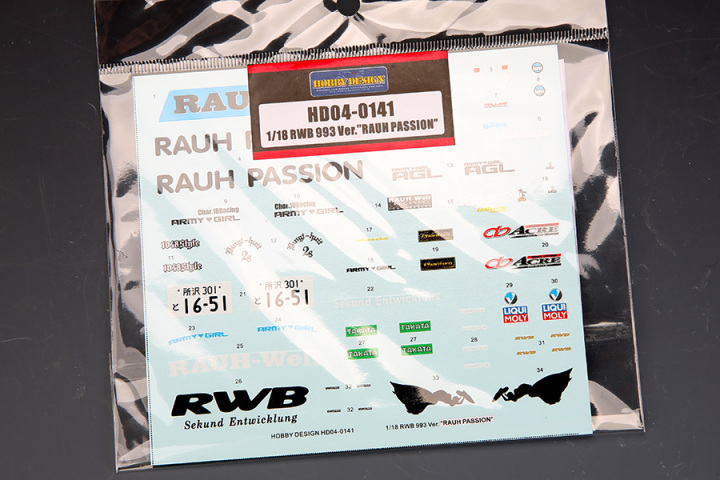 1/18 Scale Model Car Kit RWB 993 Ver.