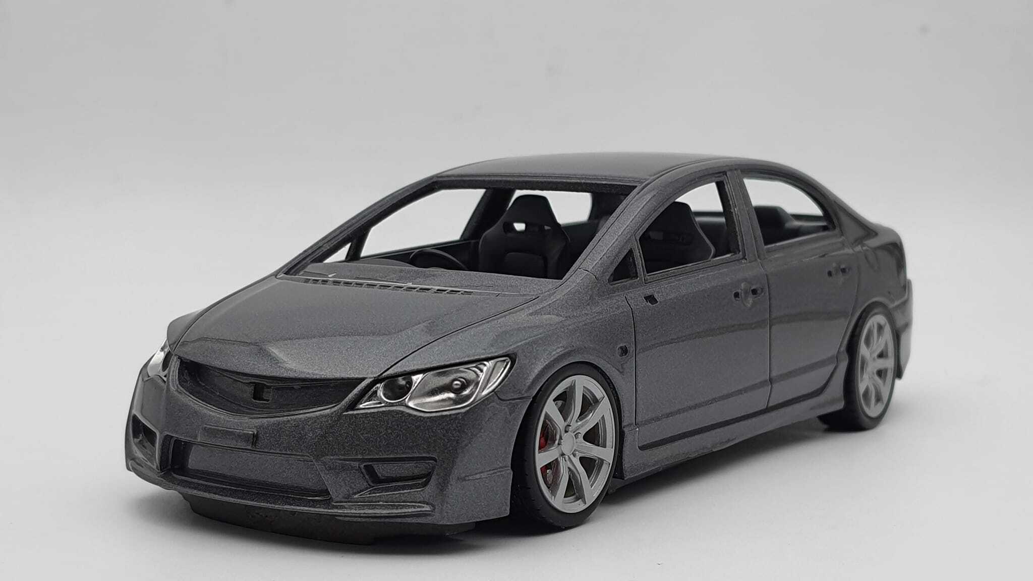 1/24 car model kits Honda Civic Type-R FD2-Alpha Model