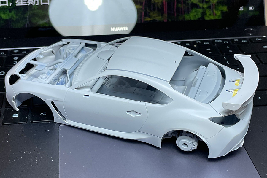 1/24 scale model car kit GR86 HKS Wing-HobbyDesign