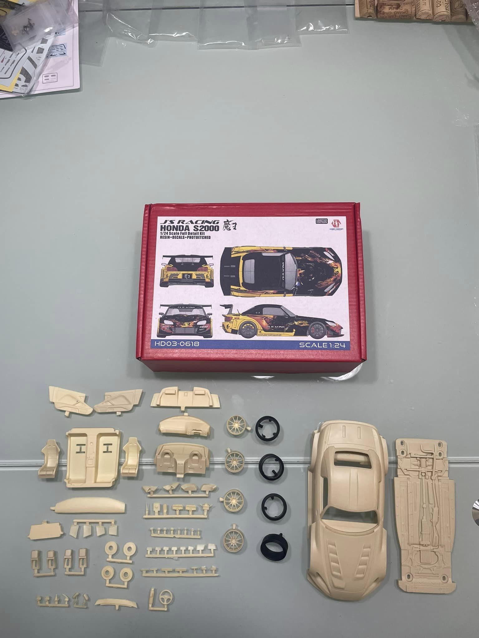 最新最全のをすべて scale 1/24 model Full 魔王 S2000 Honda Racing JS' kit car ホンダ