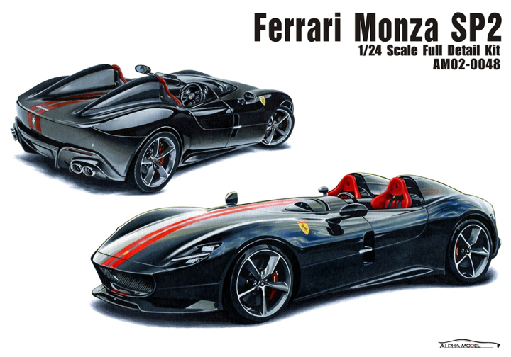 1/24 scale model car kit Ferrari MONZA SP2-Alpha Model