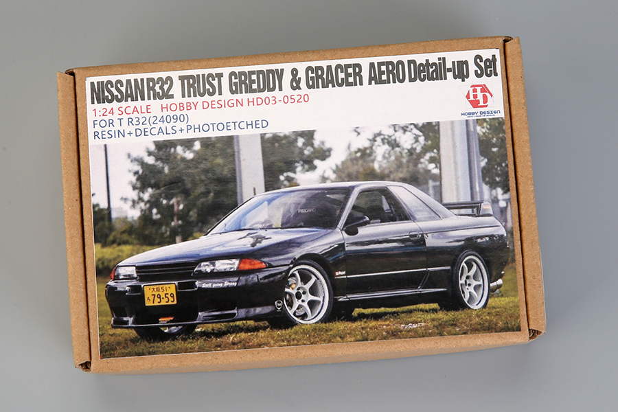 1/24 Nissan R32 Trust Greddy & Gracer Aero Detail-up Sets