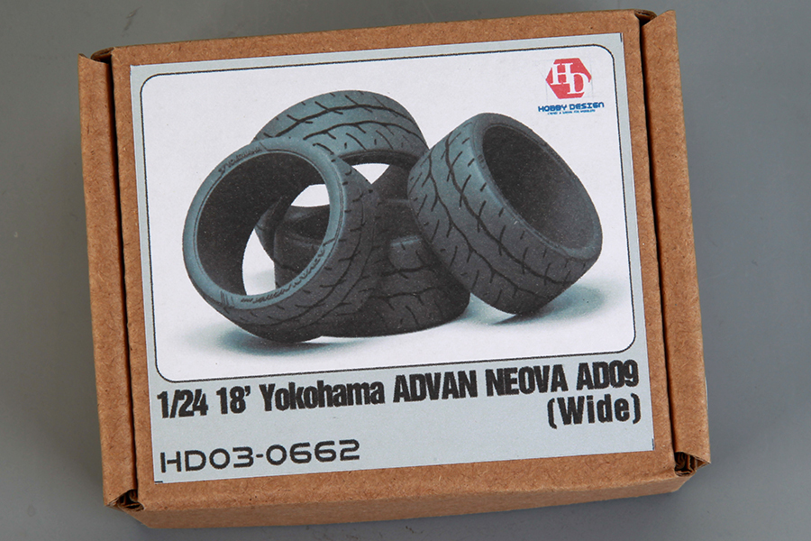 1/24 18' Yokohama Advan Neova AD09 Tires (Wide)HD03-0662