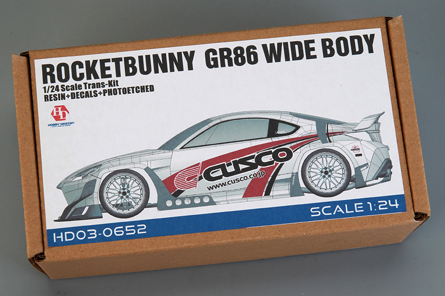 1/24 Rocketbunny GR86 Wide Body Trans-Kit (Resin+PE+Decals+