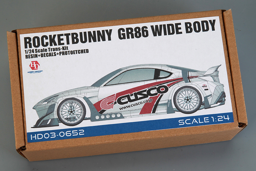 1/24 Rocketbunny GR86 Wide Body Trans-Kit (Resin+PE+Decals+
