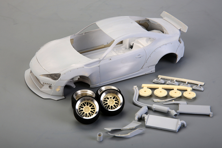 1/24 RB Toyota FT86 V2.0 Wide Body Kit Detail-up Set For T