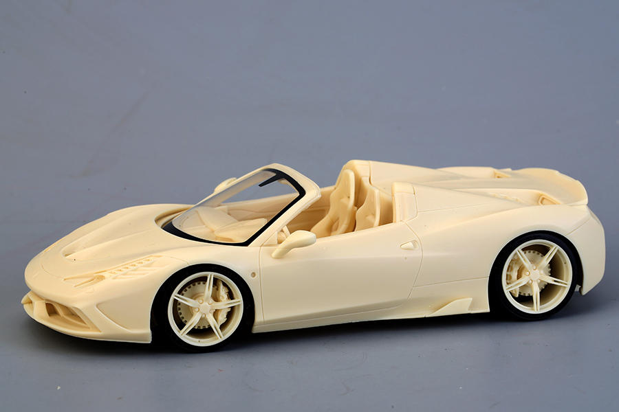Ferrari 458 Italia 1/24 ディテールアップパーツ付き 1_24_scale_model_car_kit_Ferra
