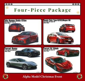 Alpha Model Christmas Event Four-Piece Package