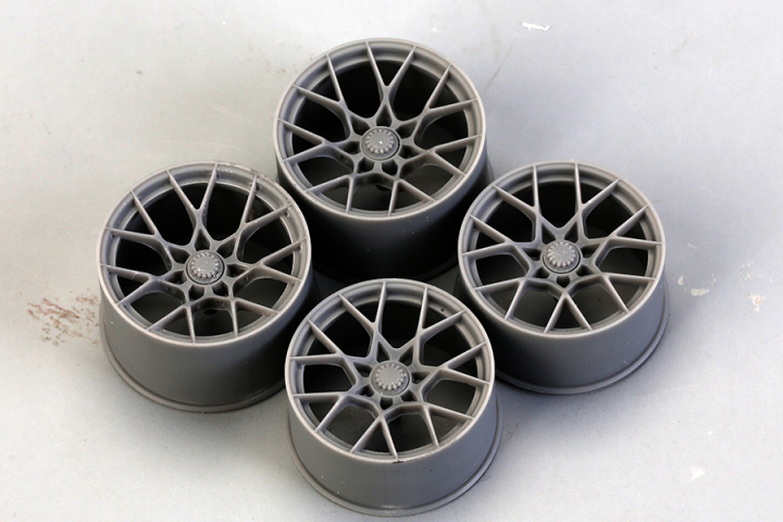 1/24 Porsche 911 GT3 RS Wheels (2)—Alpha Model