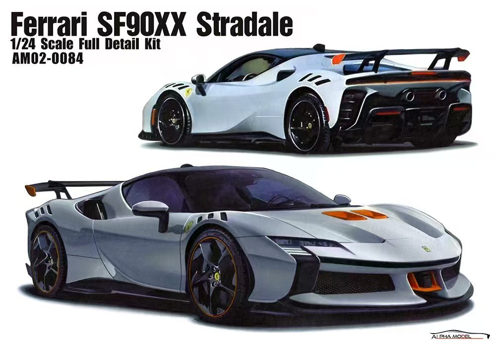 1/24 scale model car kit Ferrari SF90XX Stradale-Alpha Model
