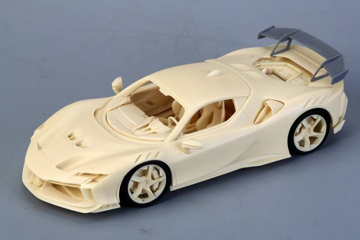 Alpha model 1/24 Ferrari SF90 ストラダーレ 1/24 scale model car kit Ferrari SF90 Stradale-Alpha Model