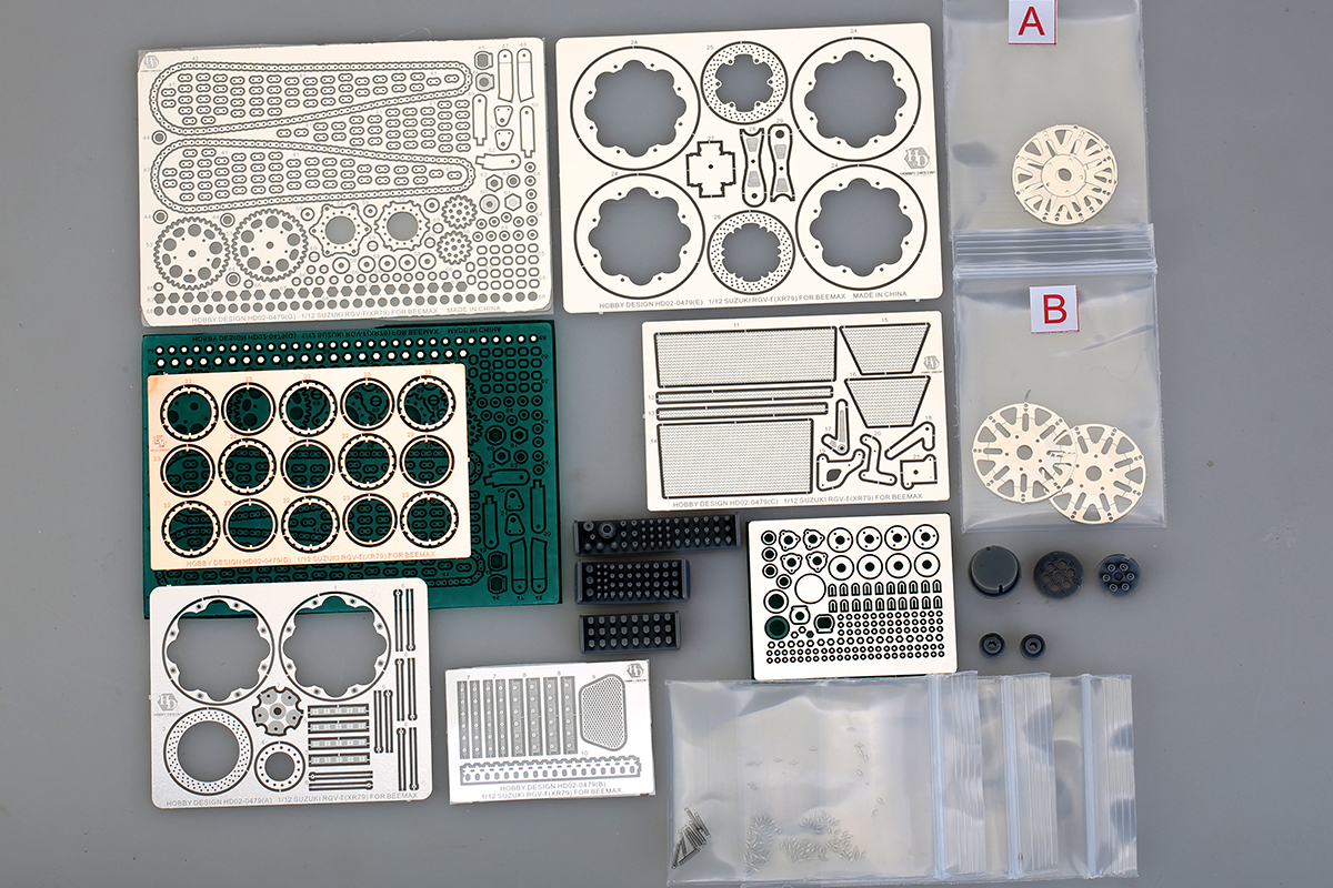 1/12 Suzuki RGV-Γ (XR79) Detail-UP Set For Beemax BX13001