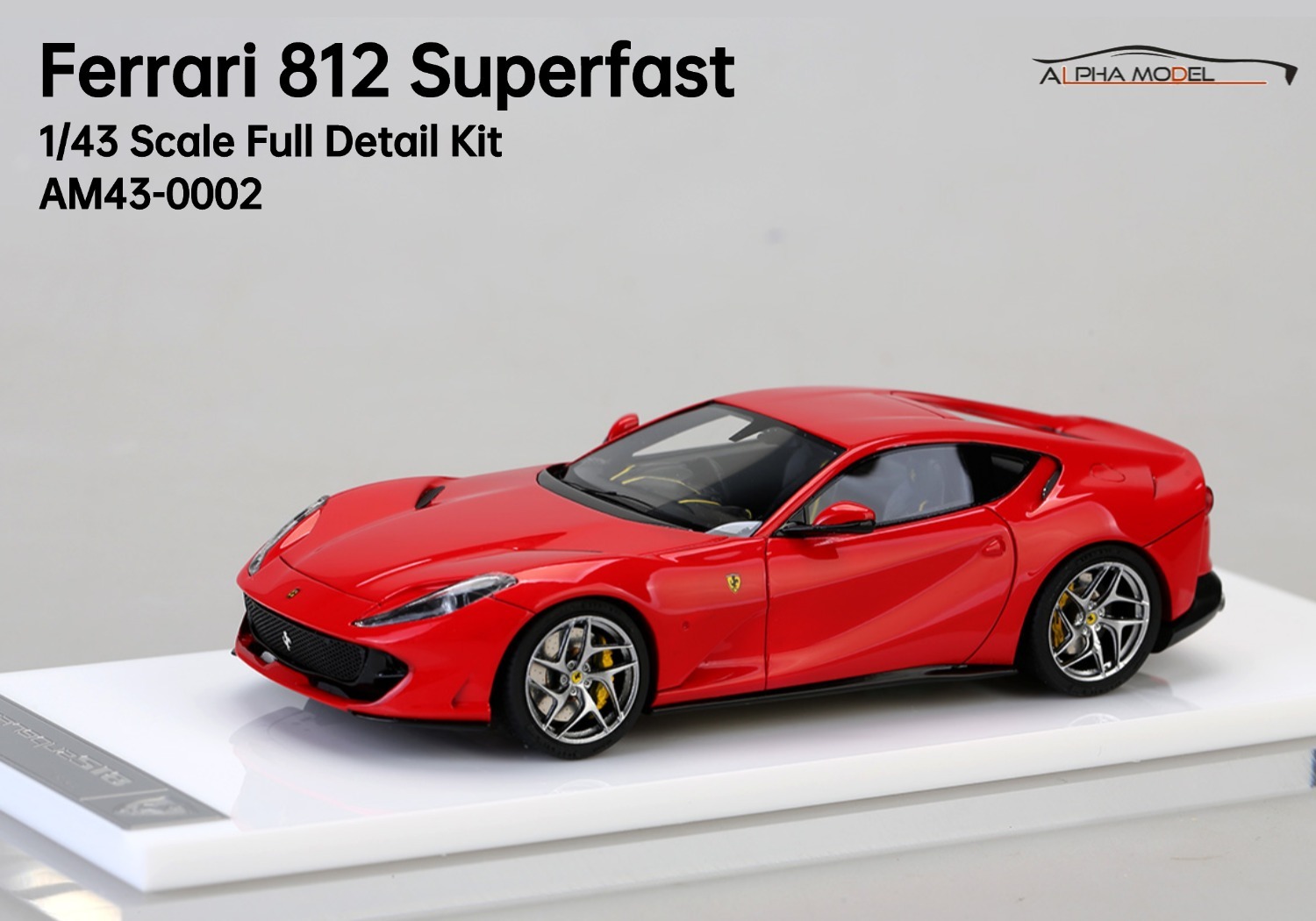 1/43 scale model car kit Ferrari 812 Superfast-Alpha Model