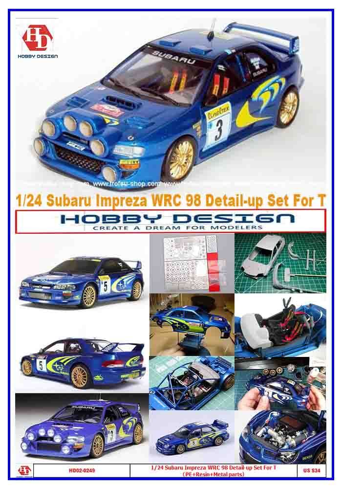 1/24 Subaru Impreza WRC 98 Detail-up Set For T（PE+Resin+