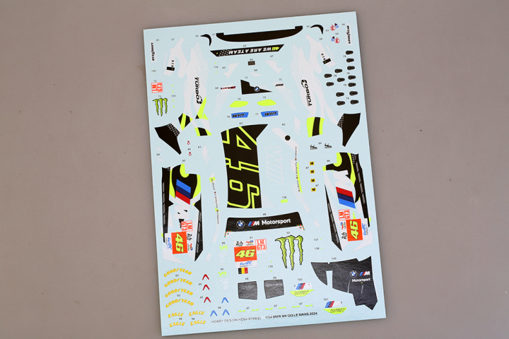 1/24 scale model BMW M4 GT3 46#2024 LE MANS HD04-0199 - HobbyDesign