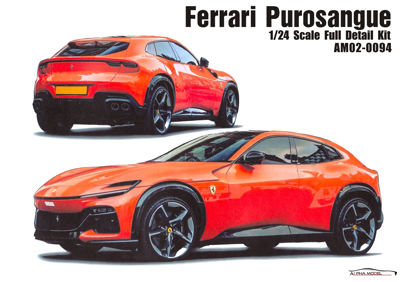 1/24 scale model car kit Ferrari Purosangue-Alpha Model