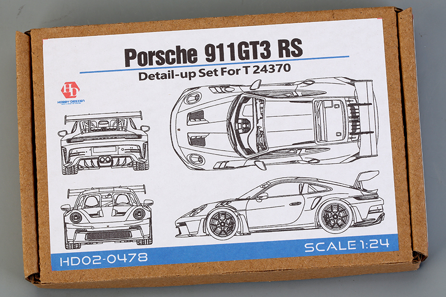 1/24 scale Porsche 911 GT3 RS (992) For T (24370)（PE+Decals+Resin