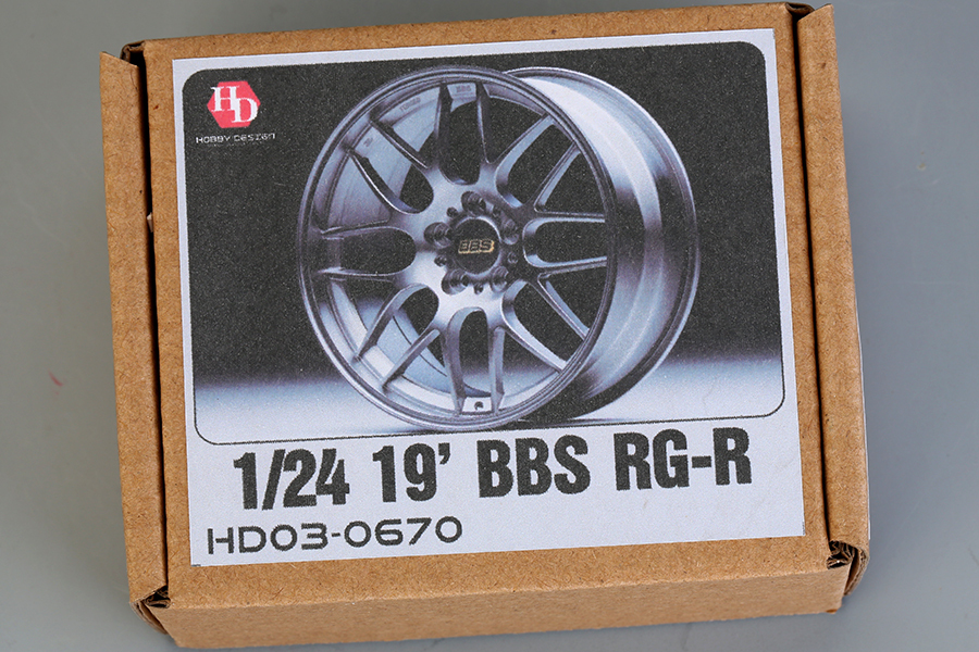 1/24 19' BBS RG-R Wheels (Resin+Metal Wheels+Decals) (HD03-0670