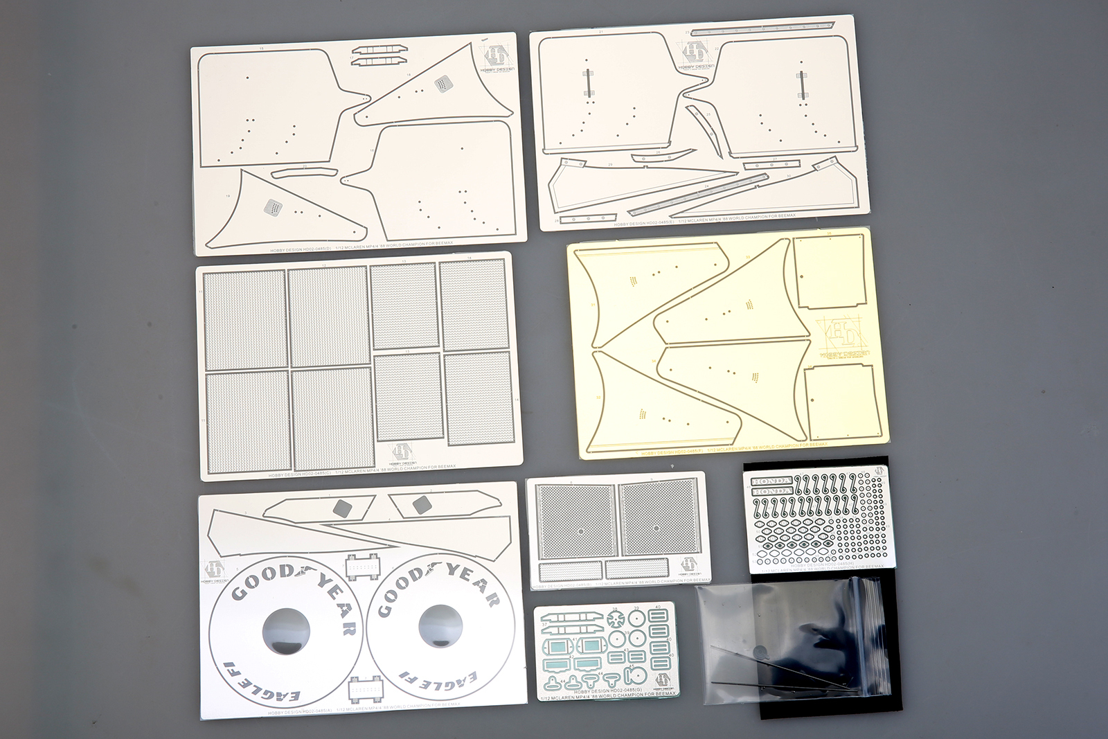 1/12 Mclaren MP4/4 Detail-UP Set For BEEMAX（PE+Resin+Metal parts