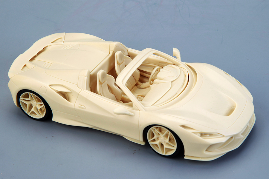 1/24 scale model car kit Ferrari F8 Spider——Alpha Model