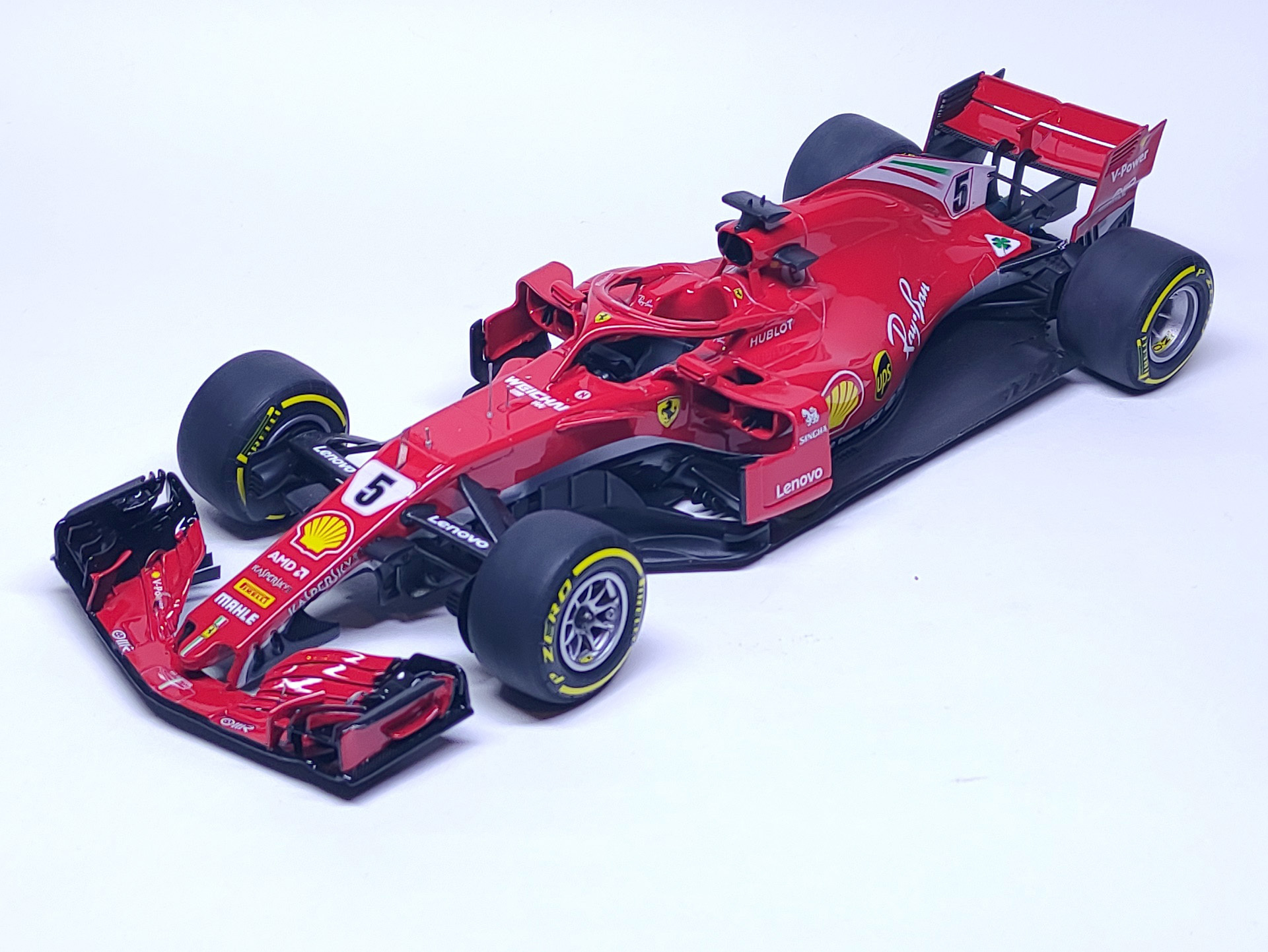 1/20 scale model car kit Ferrari F1 2018 SF71H——Alpha Model