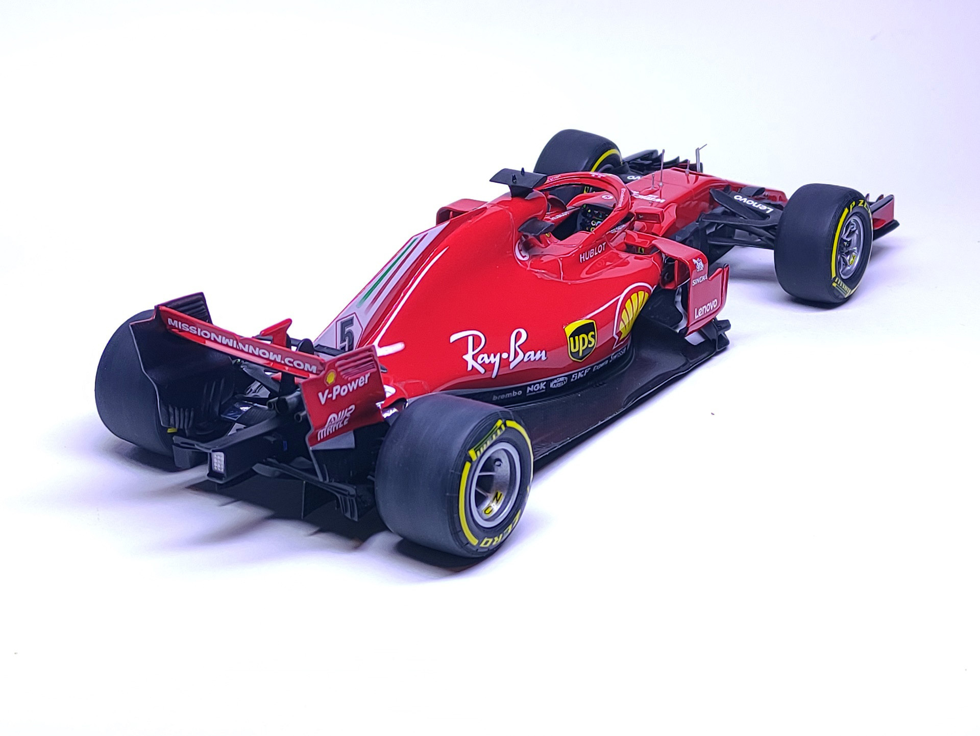 1/20 scale model car kit Ferrari F1 2018 SF71H——Alpha Model