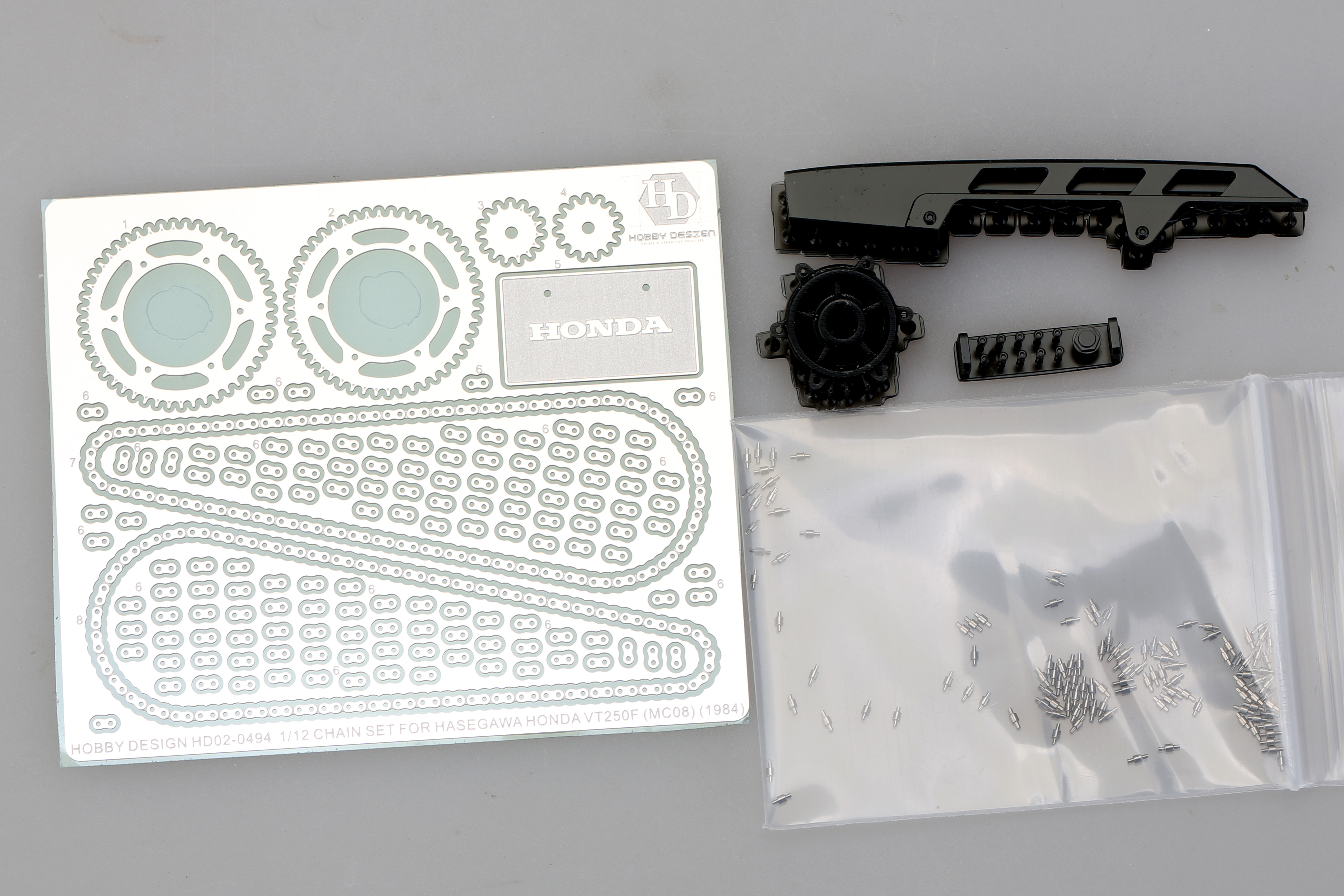 1/12 Chain Set For Honda VT250F (MC08) For H (21771)（PE+Metal