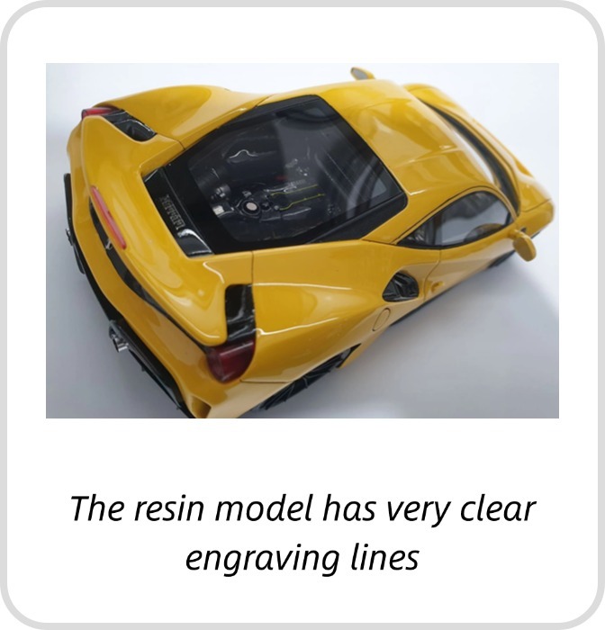 1/24 scale model car kit Ferrari 488 GTB-Alpha Model