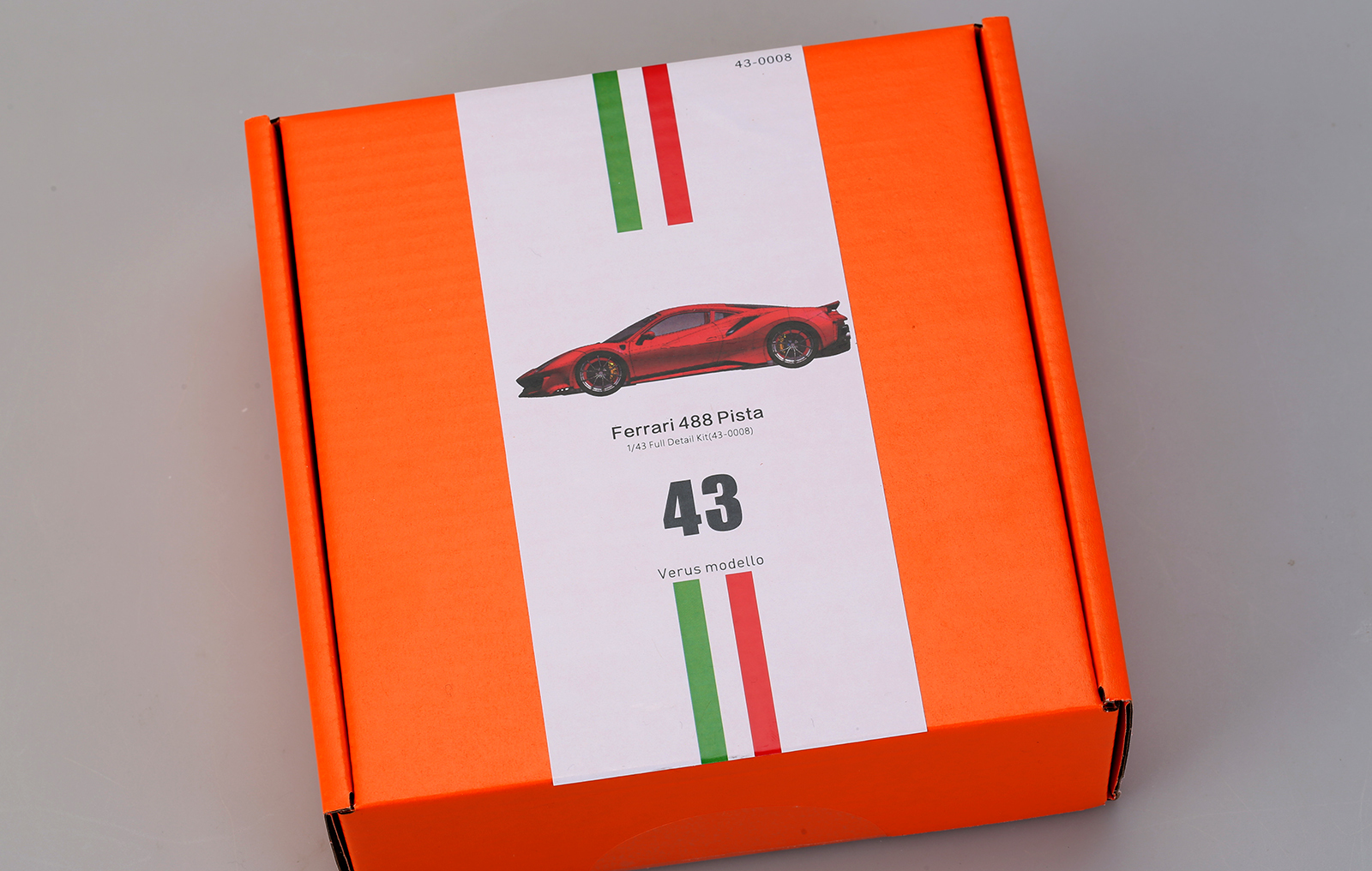 アルファページ 1/43 scale model car kit Ferrari 488 PISTA-Alpha Model