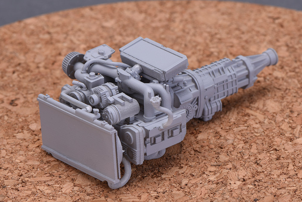 1/24 Subaru Impreza EJ20 Engine Kit (Resin+PE)(HD03-0381)—Alpha Model