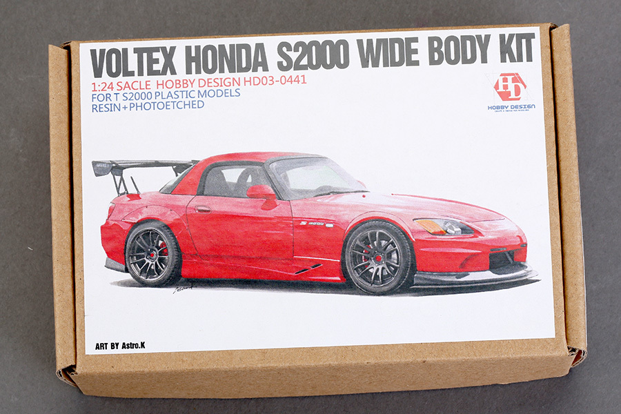 1/24 Voltex Honda S2000 Wide Body Kit For T S2000 (Resin+PE+Metal