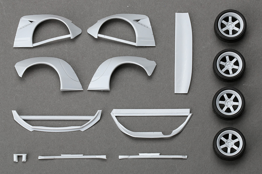 1/24 RB Mazda MX-5 Wide Body Kit For T 24342(Resin+PE+Metal parts