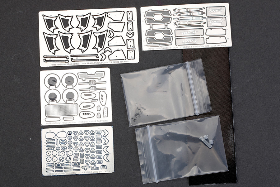 1/24 RB Mazda MX-5 Wide Body Kit For T 24342(Resin+PE+Metal parts