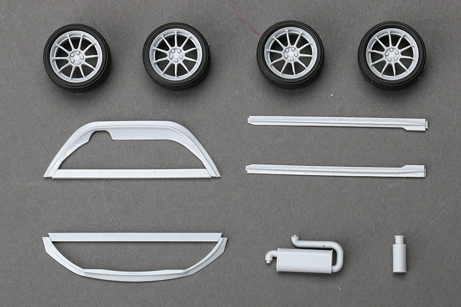 Hobby Design 1/24 Mazda MX-5 ディテールアップキット 1/24 Charge Speed Mazda MX-5 Bottom-Line Detail-up Set For T 24342