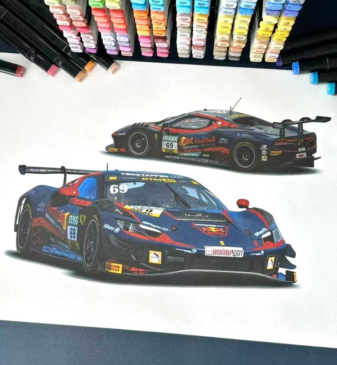 1/24 scale model car kit-Alpha Model on sale