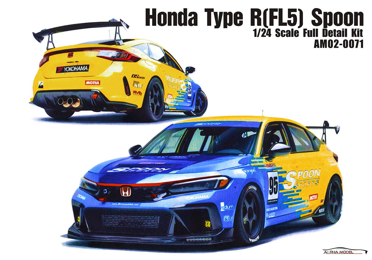 Alpha Model 1/24 HONDA FL5 SPOON AND HONDA GK5 FIT SPOON