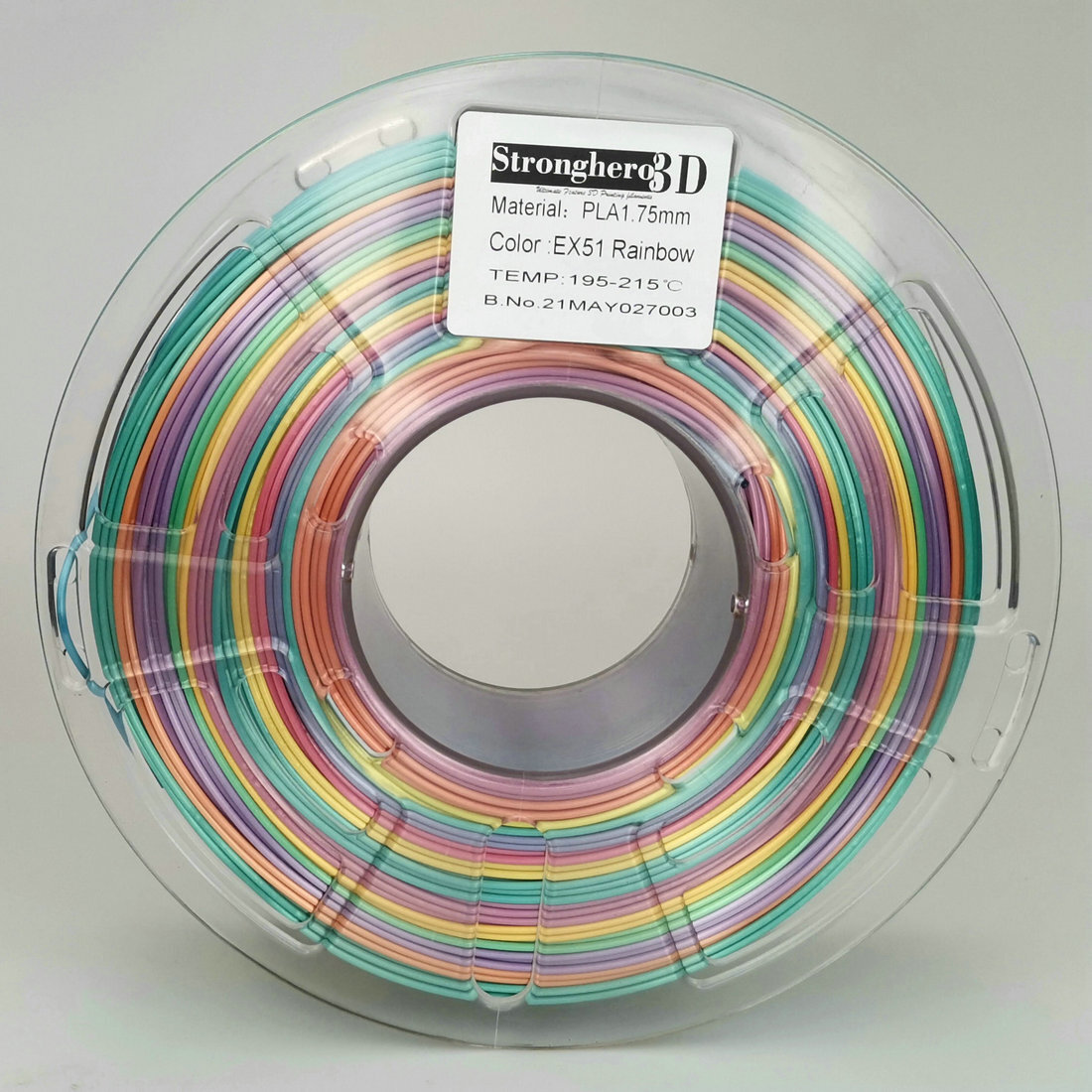 Worldwide available latest products Stronghero3D PLA 3D Printer filament  1.75mm Net weight 1kg accuracy +/-0.05mm