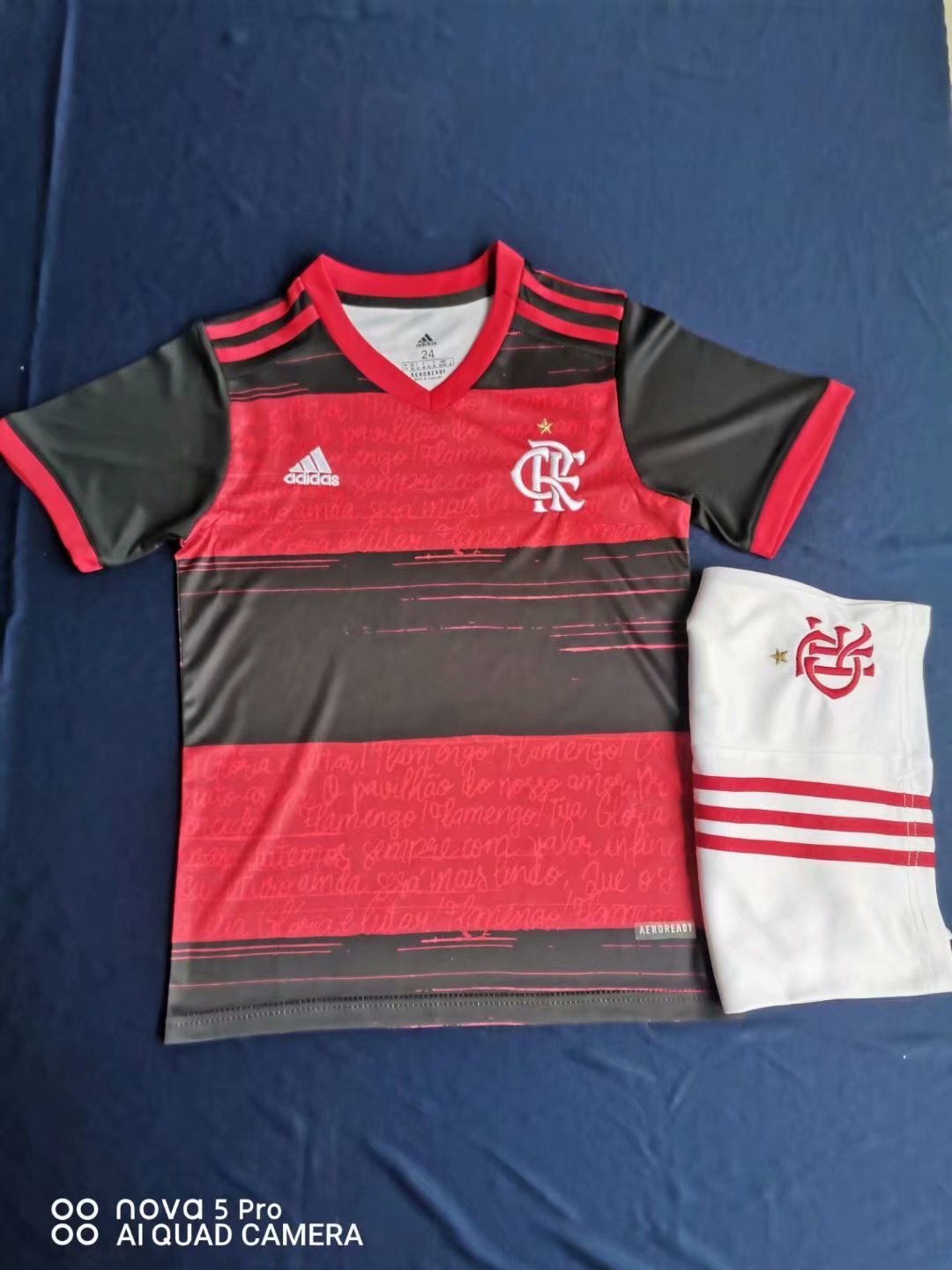 2021 Brazil Rio Flamengo Kids Home Football Club Futebol ...