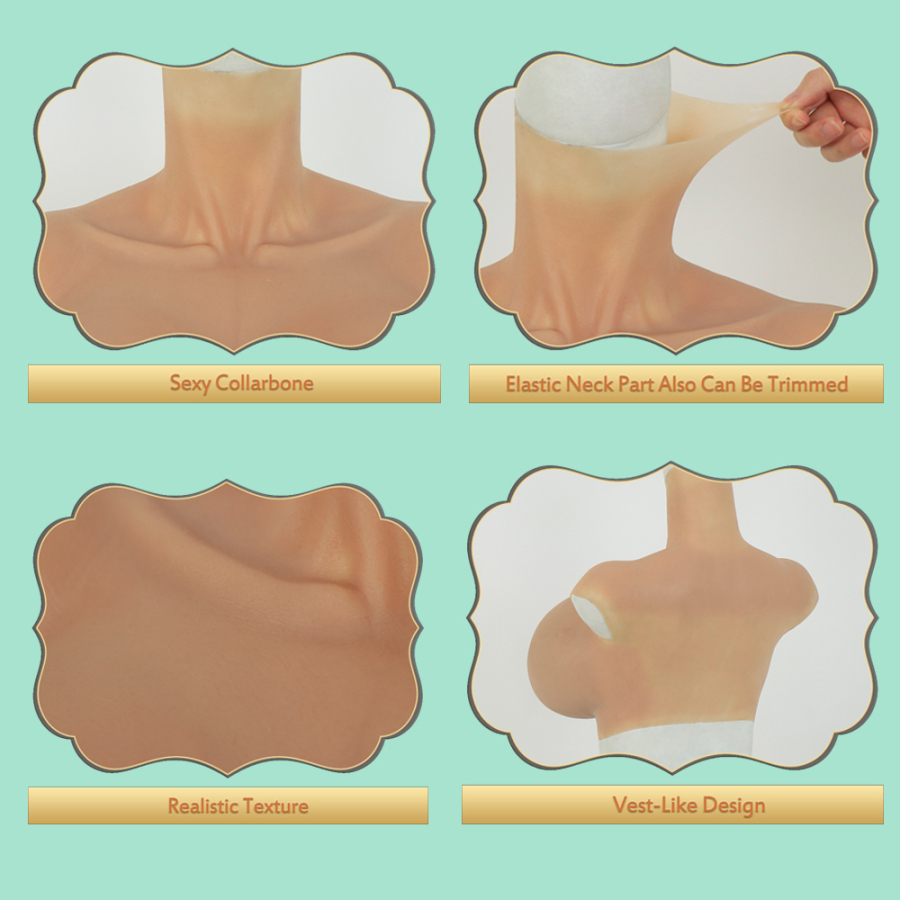 Realistische Silikon Brustprothese – Natural Look, Wasserfallförmig, Hautfarben & Vielseitig Einsetzbar