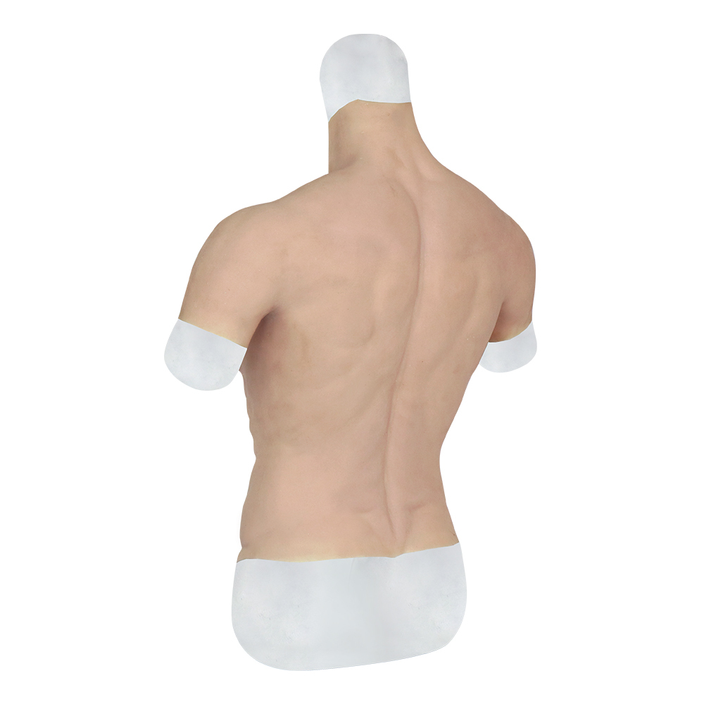 Silikon Muskelanzug Für Männer - Realistische Sixpack Brustmuskel Kostüm