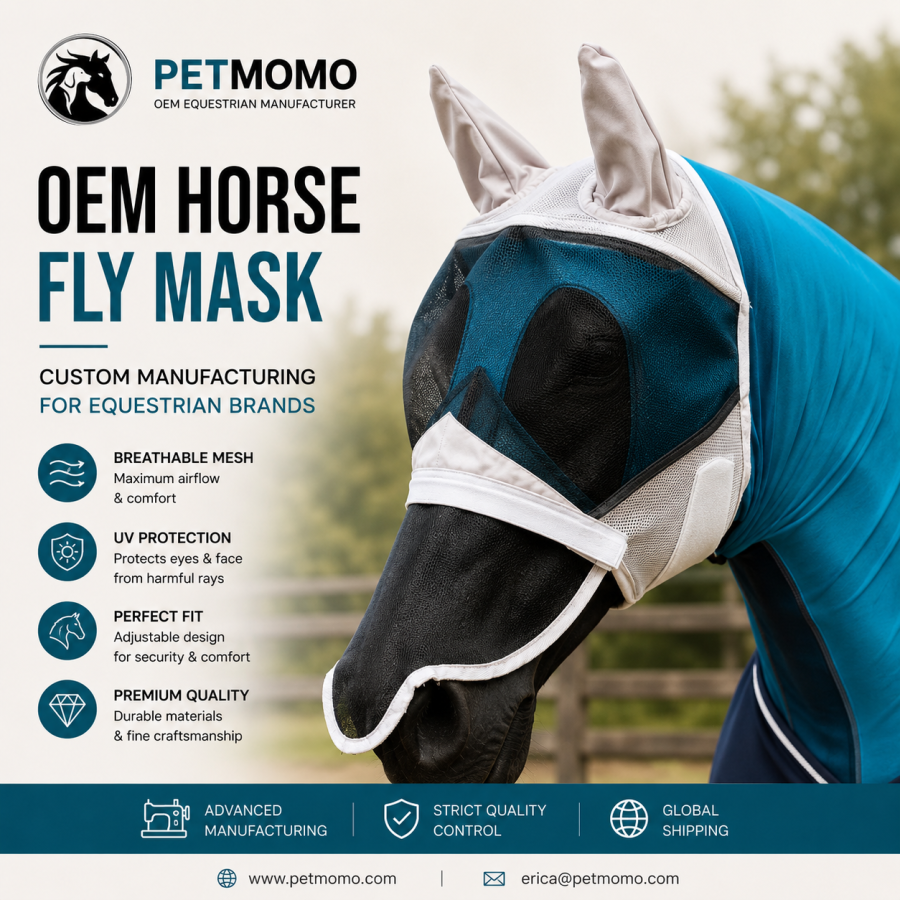 OEM Horse Fly Mask Manufacturer | Custom Private Label Horse Fly Masks for Equestrian Brands